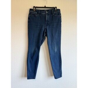 J.Jill Denim Women's Premium Flex High Rise Jeggings Pockets Size 12